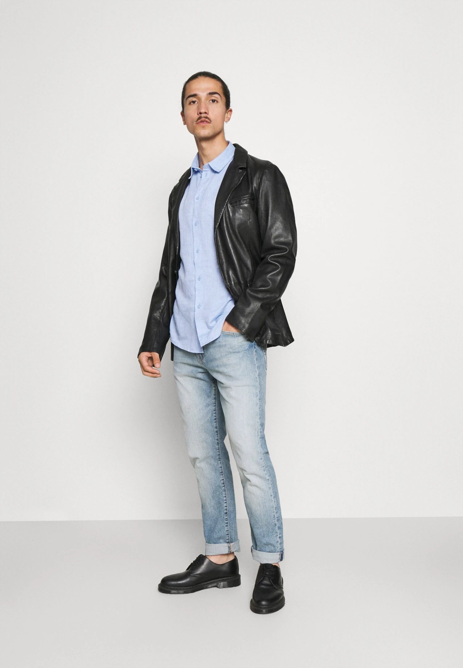 Pier One Camisa - Mottled Blue 2 Pier One Camisa - Mottled Blue - Imagen 2