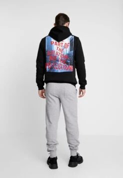 Pier One 2 Pack - Pantalones Deportivos - Black/Mottled Light Gre -Pier One Ventas 082b684ed6b7492481fafd77bd2ec4d0