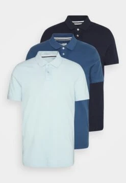 Pier One 3 Pack - Polo - Light Blue/Blue/Dark Blue -Pier One Ventas 0ff6d1a0739145f6be830ca146804cdf
