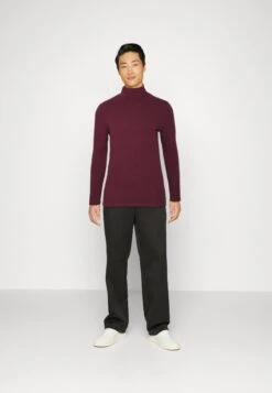 Pier One 2 Pack - Camiseta De Manga Larga - Beige/Bordeaux