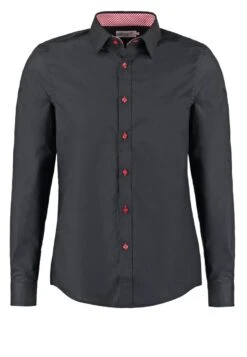 Pier One Camisa - Black/Red -Pier One Ventas 1457bf032630407d91c460f9847681a9