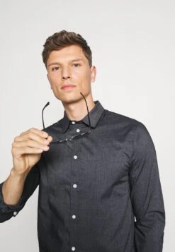 Pier One Camisa -Blue Grey