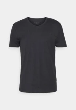 Pier One V Neck Bird Tonal 3 Pack - Camiseta Básica - Light Brown/White/Dark Blue -Pier One Ventas 16dbb85cde8744eb9c849392873d7433