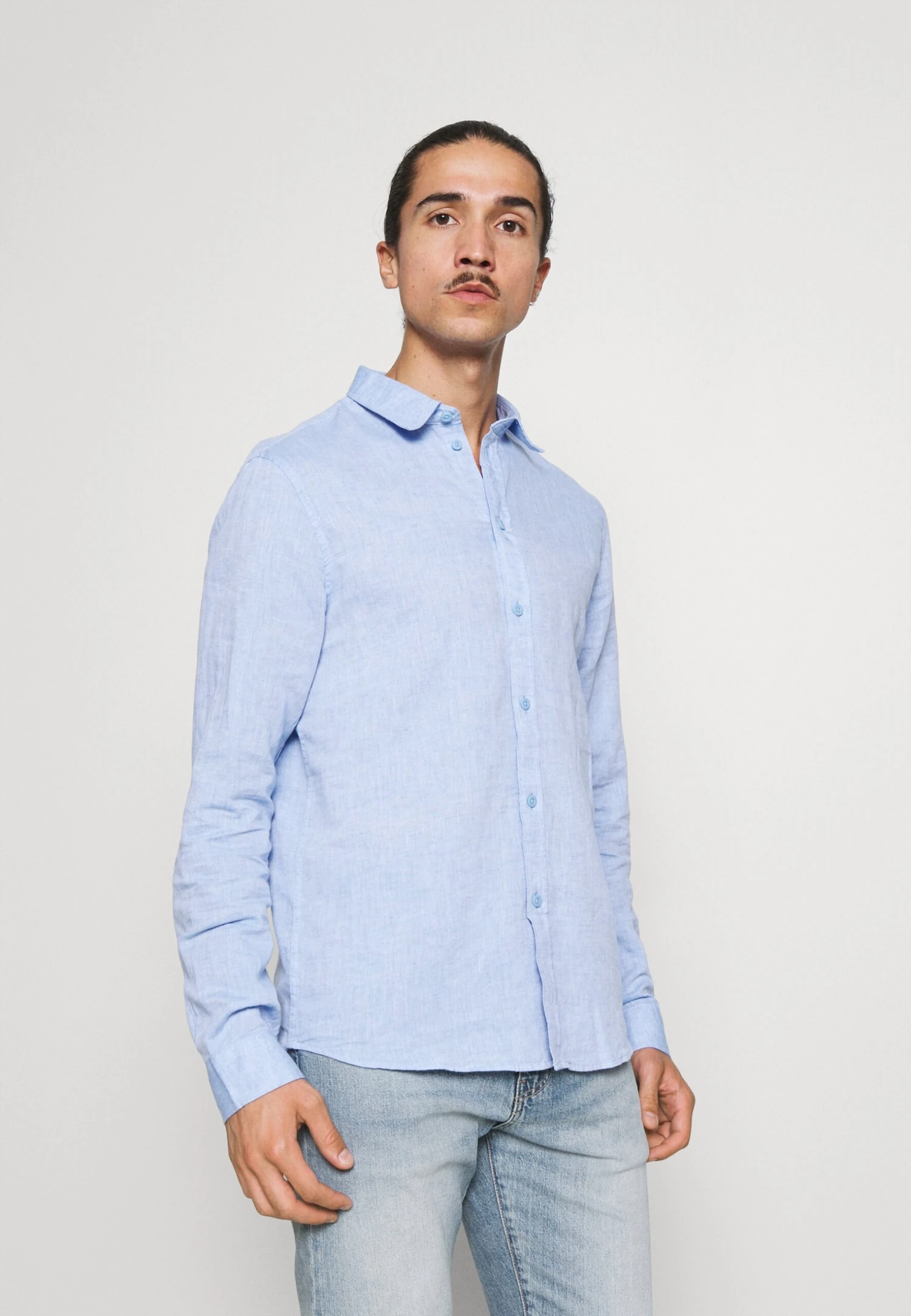 Pier One Camisa - Mottled Blue 1 Pier One Camisa - Mottled Blue