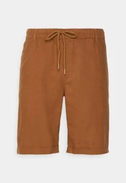 Pier One Linen Blend Drawcord Shorts- Shorts - Brown -Pier One Ventas 1ea4e2e885224bdf9790c588673025ff
