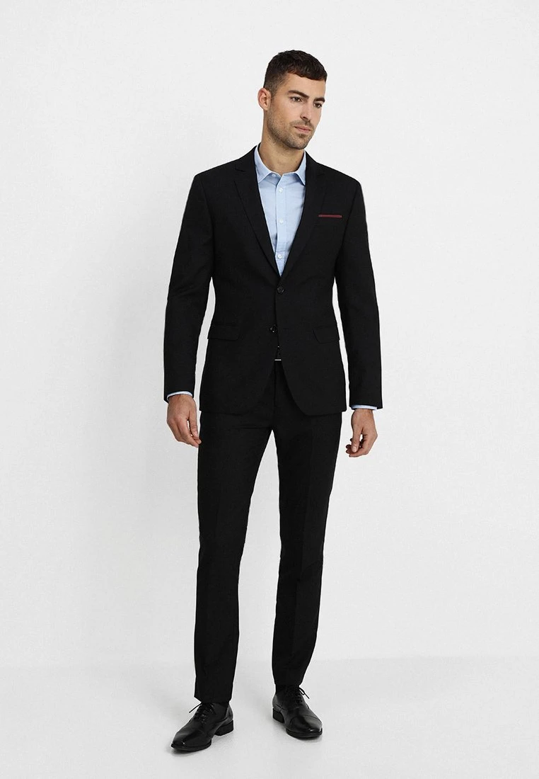 Pier One 2 Pack - Camisa Elegante - White/Light Blue 1 Pier One 2 Pack - Camisa Elegante - White/Light Blue