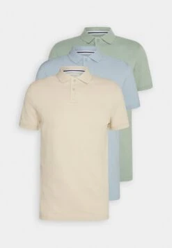 Pier One 3 Pack - Polo - Mint/Tan/Light Blue -Pier One Ventas 32306465451b49b68887f2f3443fe714