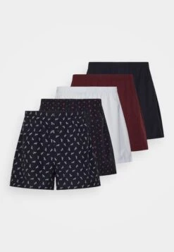 Pier One 5 Pack - Boxer - Dark Blue/Bordeaux/ Blue -Pier One Ventas 3422d9ed8c4f49da9db171652d2bfcfc