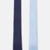 Pier One 2 Pack - Corbata - Dark Blue/Light Blue