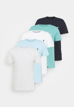Pier One 5 Pack - Camiseta Básica - Light Grey - 101_White - 001_Green - 602 14 Pier One 5 Pack - Camiseta Básica - Light Grey - 101_White - 001_Green - 602 -Pier One Ventas 3fe4ededb7e446c69186309619c33f40