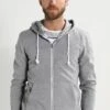 Pier One Sudadera Con Cremallera - Grey Melange