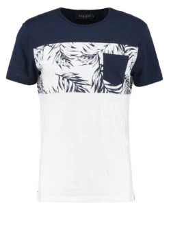 Pier One Camiseta Estampada - Navy/White -Pier One Ventas 47b4ab3d2c9640d7935fd8f2a2962d5a
