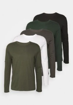 Pier One 5 Pack - Camiseta De Manga Larga - White/Dark Green/Light Green/Black 14 Pier One 5 Pack - Camiseta De Manga Larga - White/Dark Green/Light Green/Black -Pier One Ventas 4c3811fac32e4b768fcbe2cc292dd8b9