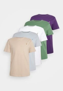 Pier One Unisex 5 Pack - Camiseta Básica - Light Blue/Purple/White 12 Pier One Unisex 5 Pack - Camiseta Básica - Light Blue/Purple/White -Pier One Ventas 4dab7af2179d4e539c84571a9836ad97
