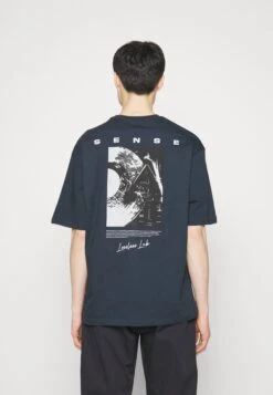 Pier One Sense Tee- Camiseta Estampada - Dark Blue -Pier One Ventas 512fd7fe8a844aebb6a2e28f70b522f2