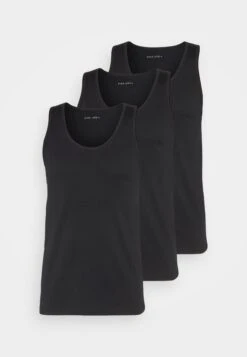 Pier One 3 Pack - Top - Black -Pier One Ventas 53d2b6fb89474a66a34f13a6a78b9788