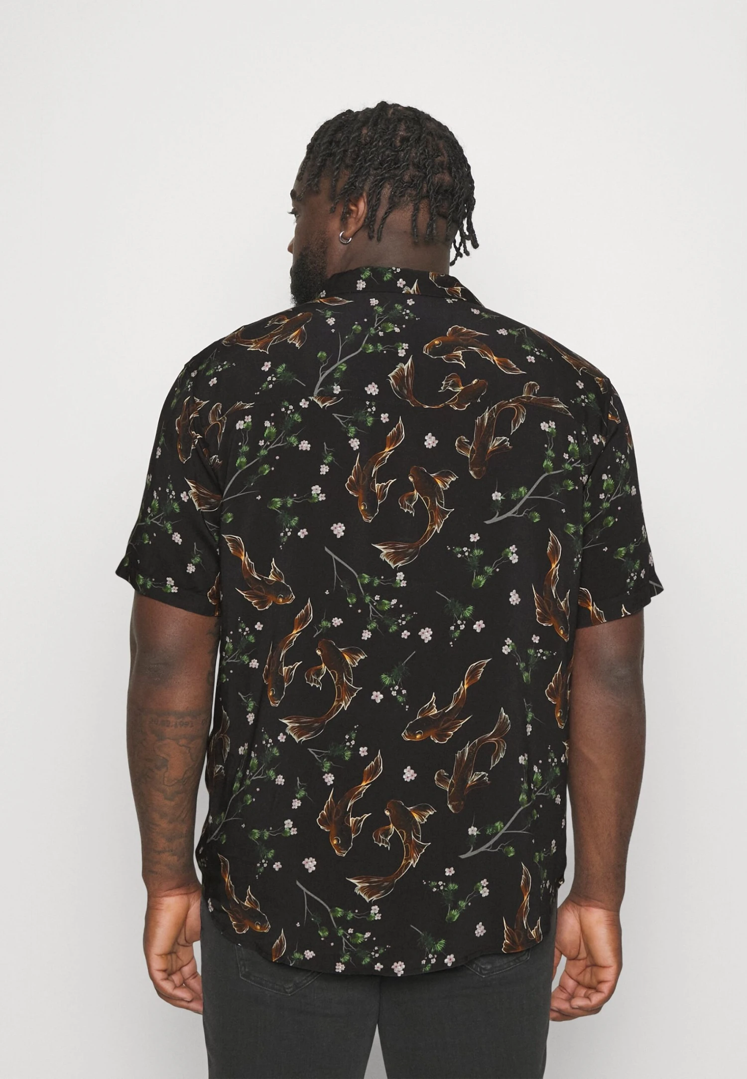 Pier One Asian Print Resort - Camisa -Black 3 Pier One Asian Print Resort - Camisa -Black - Imagen 3