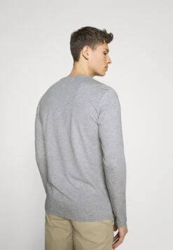 Pier One 2 Pack - Camiseta De Manga Larga - Dark Blue/Mottled Grey -Pier One Ventas 5d11c795627a43d3ae83293311d17f0a