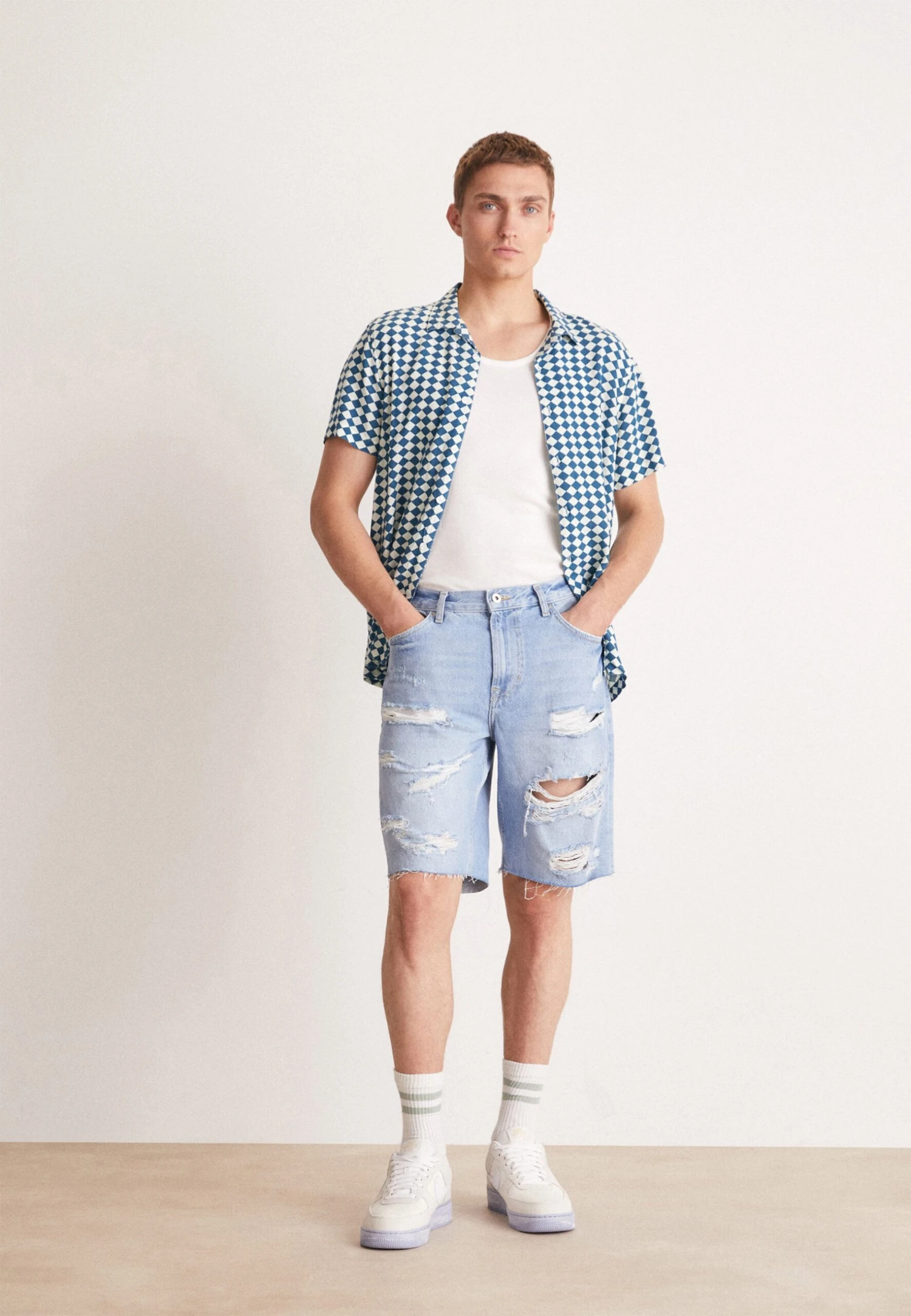 Pier One Shorts Vaqueros - Blue Denim 2 Pier One Shorts Vaqueros - Blue Denim - Imagen 2