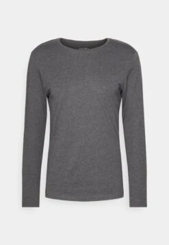 Pier One 2 Pack - Camiseta De Manga Larga - Black/Mottled Dark Grey -Pier One Ventas 61261ceb297745e3ae1e3c991f7195e5