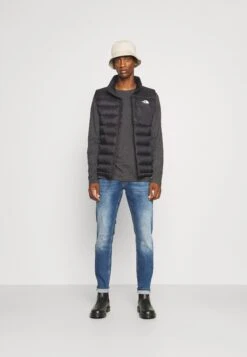 Pier One 2 Pack - Camiseta De Manga Larga - Dark Grey/Black