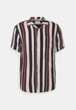 Pier One Camisa - Red/Dark Blue
