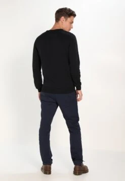 Pier One Basic Crewneck - Jersey De Punto - Black -Pier One Ventas 67feb9b1cee14abc863487c2b05bb82a