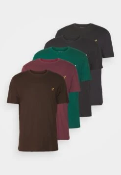 Pier One 5 Pack - Camiseta Básica - Bordeaux/Dark Green/Dark Blue 17 Pier One 5 Pack - Camiseta Básica - Bordeaux/Dark Green/Dark Blue -Pier One Ventas 695ee0a9459c4064b966a3f795bf7133