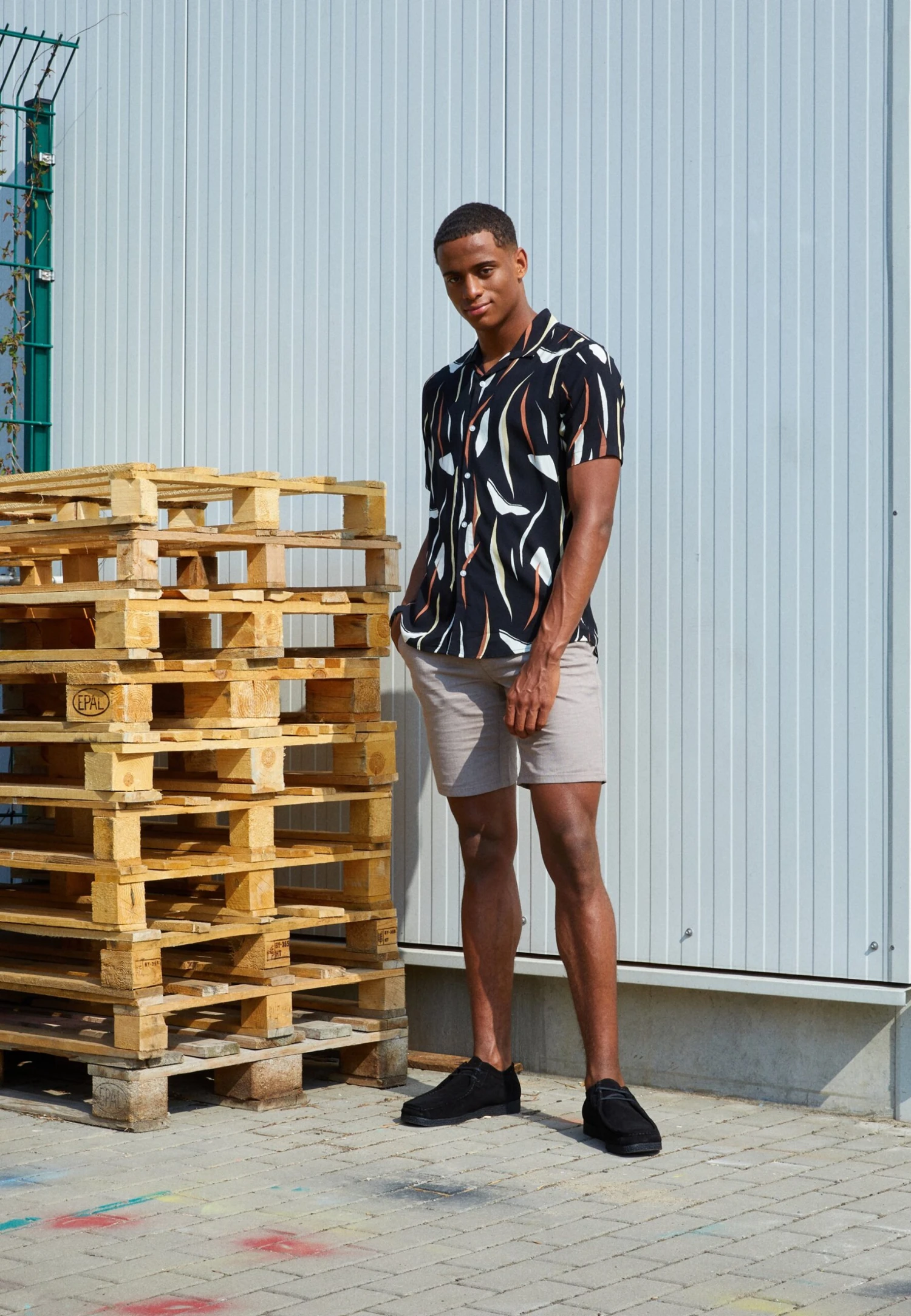 Pier One Contemporary Art Regular Resort- Camisa - Black 1 Pier One Contemporary Art Regular Resort- Camisa - Black