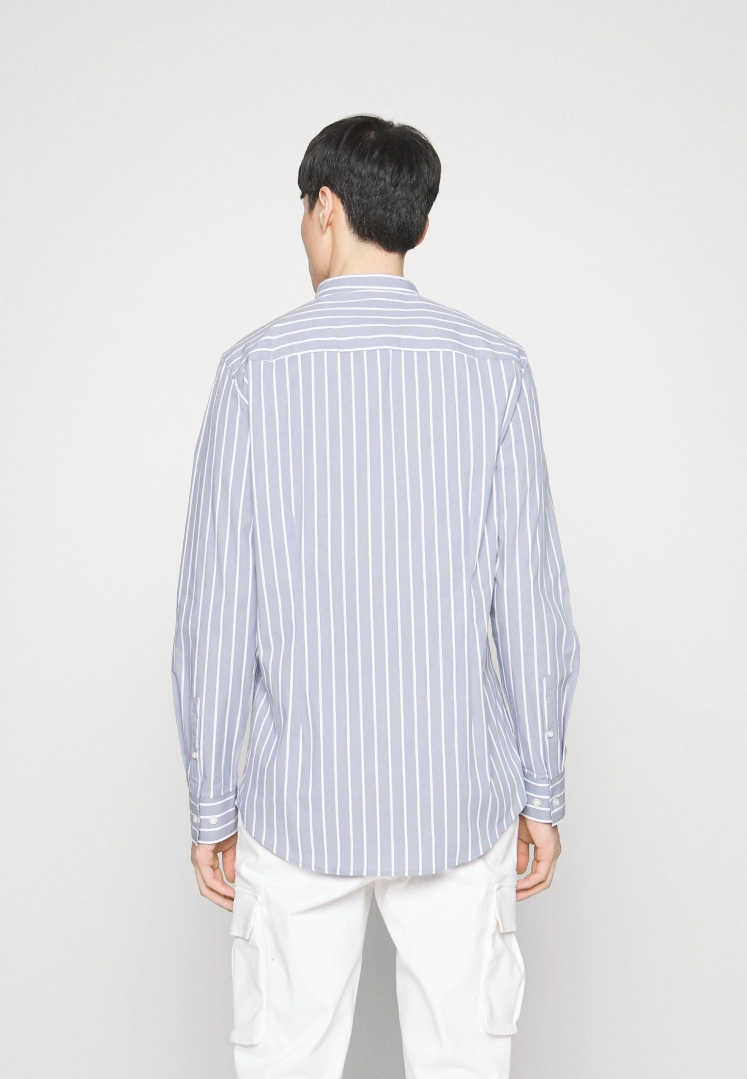 Pier One Muscle Fit Stand- Camisa - Blue 3 Pier One Muscle Fit Stand- Camisa - Blue - Imagen 3