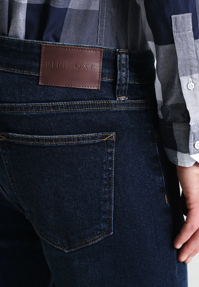 Pier One Basic - Vaqueros Rectos - Dark Blue Denim 5 Pier One Basic - Vaqueros Rectos - Dark Blue Denim - Imagen 5