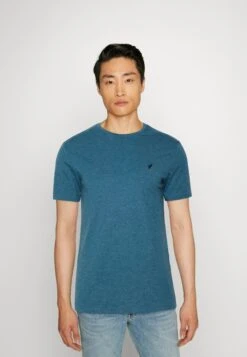 Pier One 5 Pack - Camiseta Básica - Mottled Blue/Light Green/Off-White -Pier One Ventas 7b4b8ba6efed4f7489bd354700704621