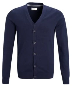 Pier One Chaqueta De Punto - Dark Blue -Pier One Ventas 7d7df5f1b1a44833994af6f6c0aa7b3a