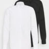 Pier One 2 Pack - Camisa Elegante - White/Black