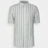 Pier One Camisa - Light Blue/White