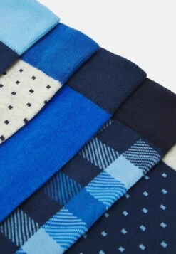 Pier One 5 Pack - Calcetines - White/Blue/Dark Blue -Pier One Ventas 881b4efc076246489ec632a6d3f5039d