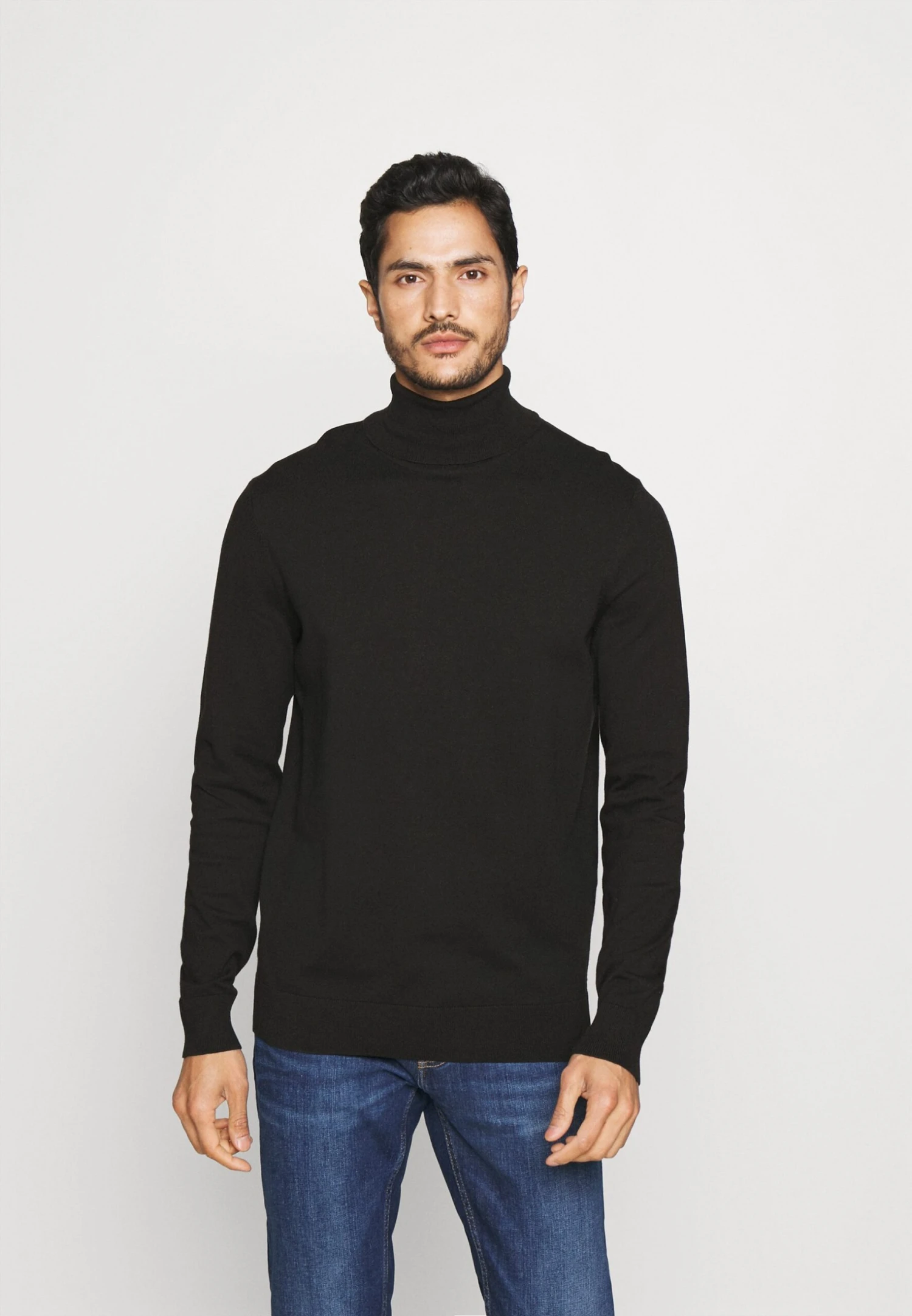 Pier One 2 Pack - Basic Turtleneck - Jersey De Punto - Black/Mottled Brown 4 Pier One 2 Pack - Basic Turtleneck - Jersey De Punto - Black/Mottled Brown - Imagen 4