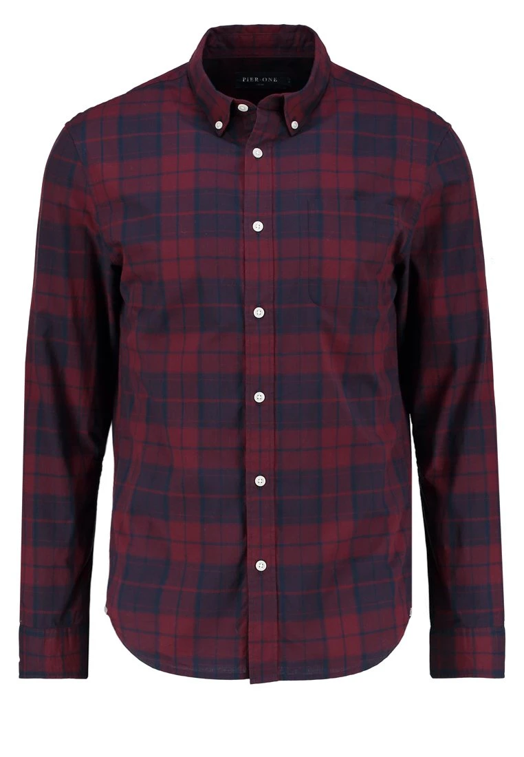 Pier One Camisa - Dark Blue/Bordeaux 6 Pier One Camisa - Dark Blue/Bordeaux - Imagen 6