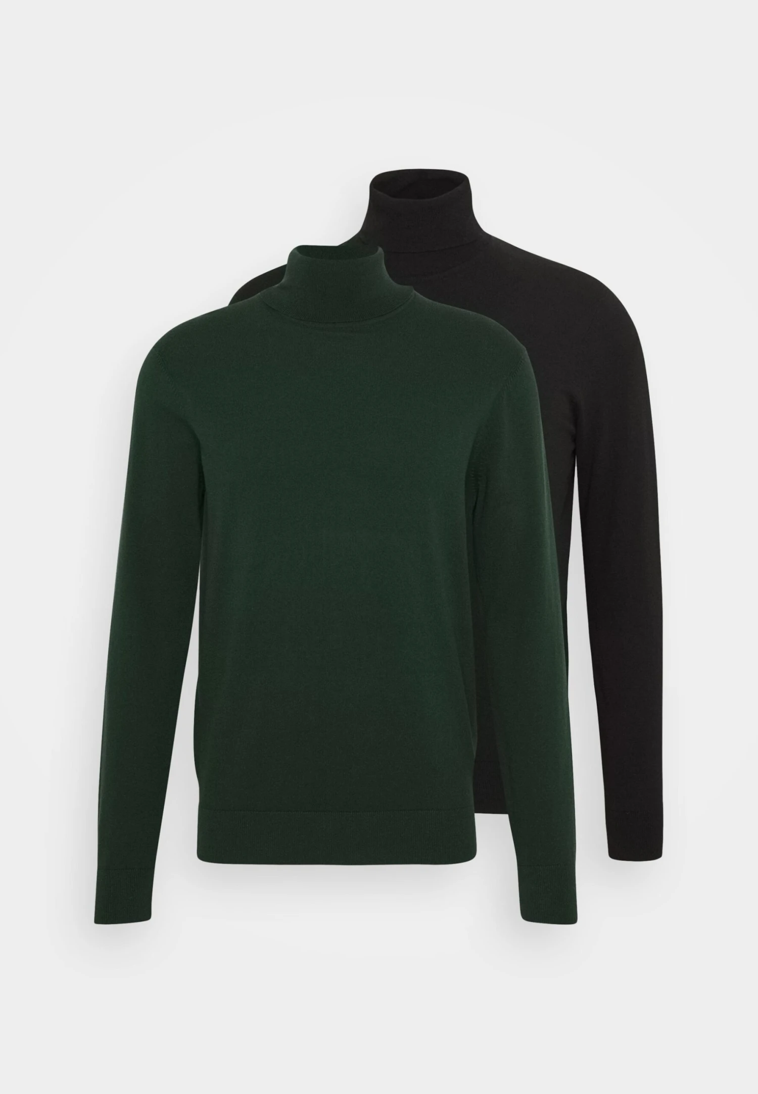 Pier One 2 Pack - Basic Turtleneck - Jersey De Punto - Black/Dark Green 5 Pier One 2 Pack - Basic Turtleneck - Jersey De Punto - Black/Dark Green - Imagen 5