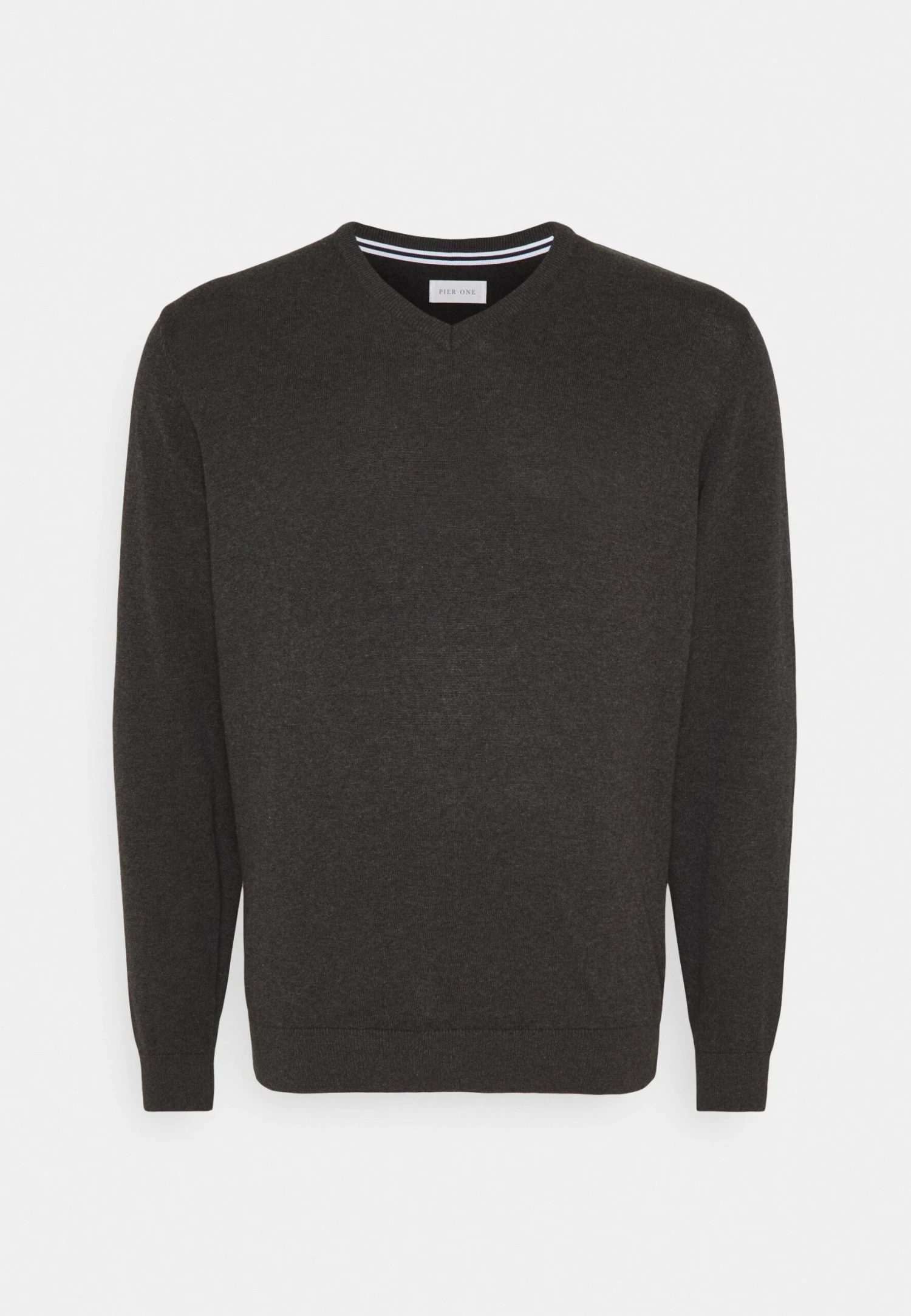 Pier One 2 Pack - Jersey De Punto - Dark Blue/Mottled Dark Grey 2 Pier One 2 Pack - Jersey De Punto - Dark Blue/Mottled Dark Grey - Imagen 2