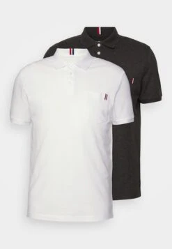 Pier One 2 Pack - Polo - 103 - Dark Grey_001 - White -Pier One Ventas 9d3aca8fad56483caf2ff5685f9c82b1