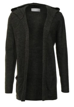 Pier One Chaqueta De Punto - Black/Olive -Pier One Ventas 9e08a40a3b7741ef8b5831bf6a5c852e