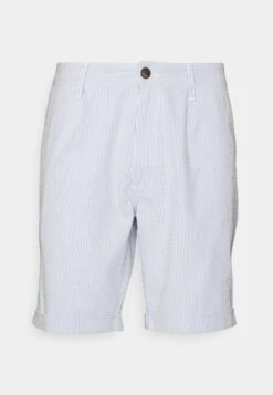 Pier One Pleated Seersucker Short - Shorts - Blue -Pier One Ventas a020ce1da6b84bd9bdafa40d5705abc0