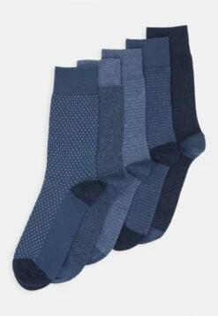 Pier One 5 Pack - Calcetines - Mottled Blue