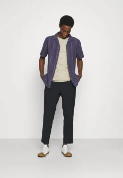 Pier One 5 Pack - Camiseta Básica - White/Dark Grey/Black