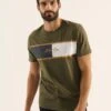 Pier One Camiseta Estampada - Olive