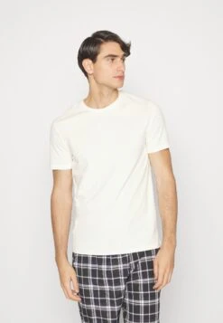 Pier One Unisex 5 Pack - Camiseta Básica - Off-White/Tan/Orange -Pier One Ventas a82f086e9bd243c399975a0d404232fc