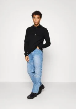 Pier One Structure Block High Collar - Chaqueta De Punto - Black -Pier One Ventas acc47ebf50664a819cb2052e9632b64a