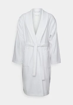 Pier One Shawl Towel Bathrobe - Albornoz - White -Pier One Ventas ae61951bd55140ac9d167b819a7964f5