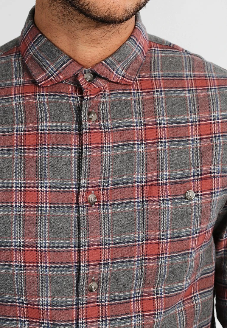 Pier One Camisa - Grey/Coral 4 Pier One Camisa - Grey/Coral - Imagen 4